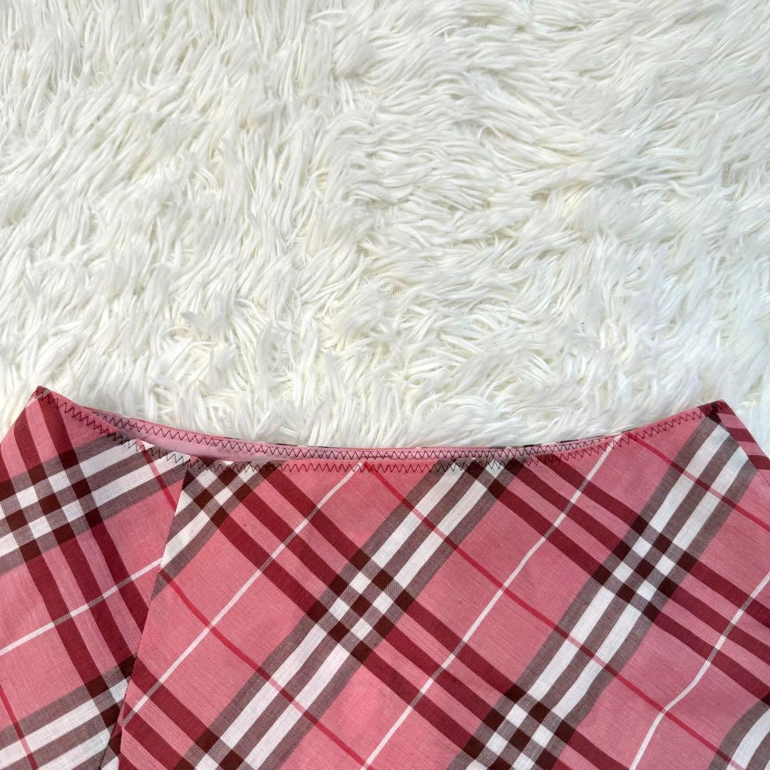 BURBERRY BLUE LABEL ノバチェック アシンメトリー スカート