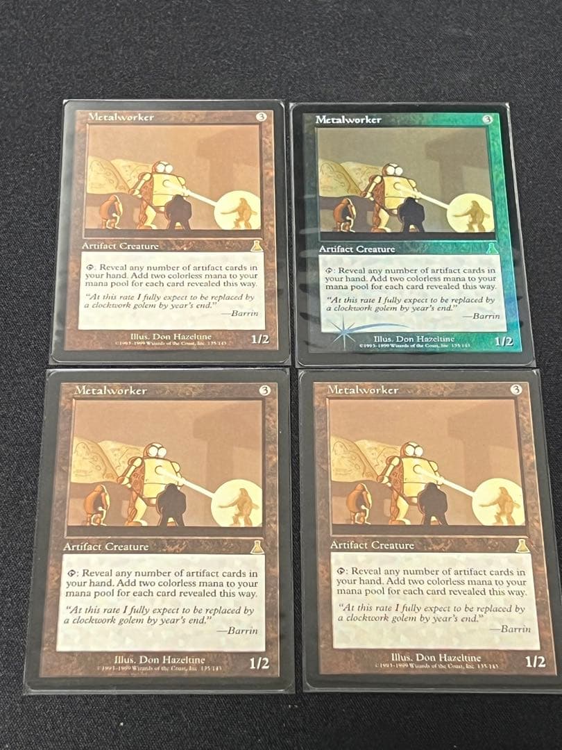 金属細工師 英foil1枚 英3枚 4枚セットlworker