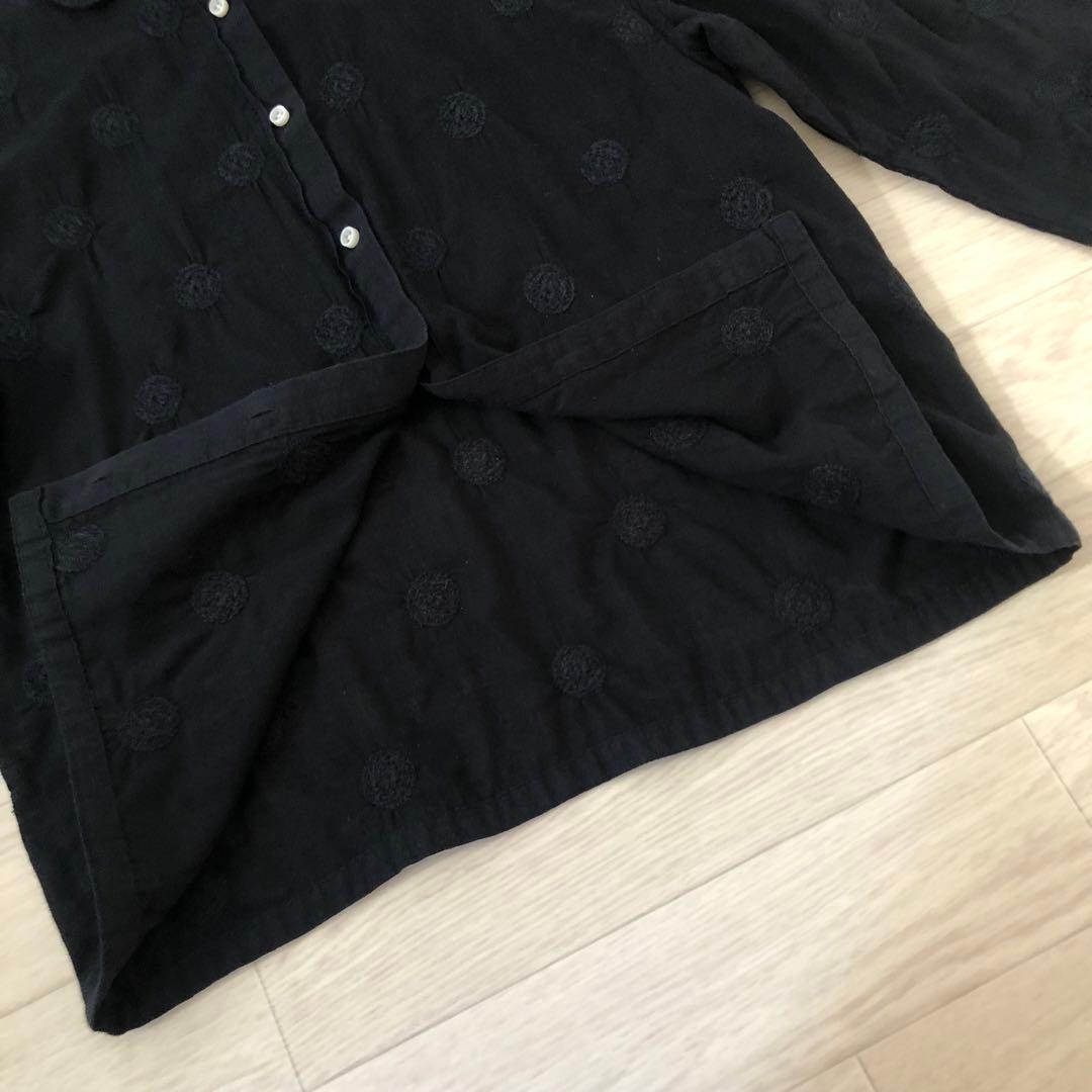 ミナペルホネン　vapor ブラウス 1 ブラック