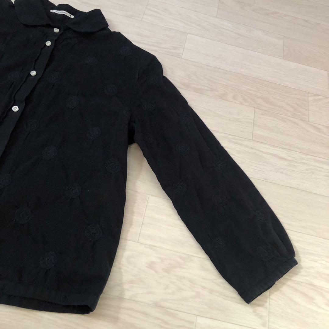 ミナペルホネン　vapor ブラウス 1 ブラック