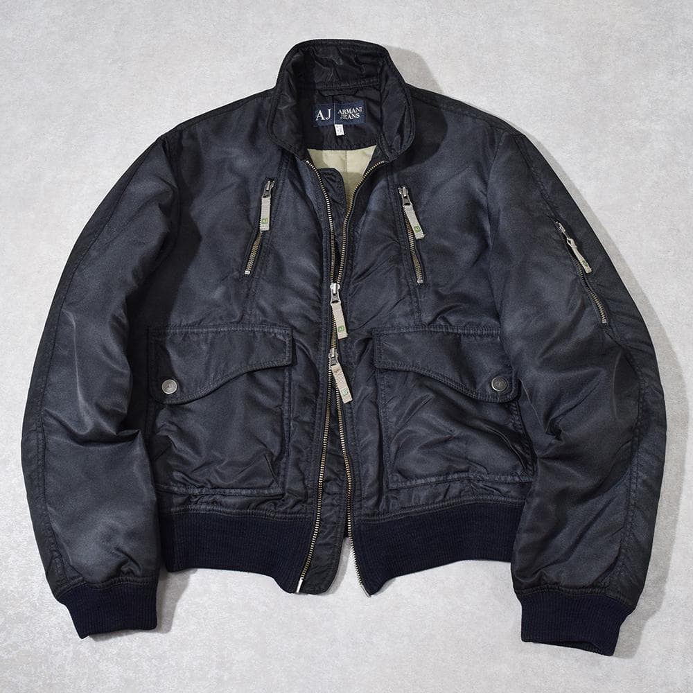 ジャケット・アウター 00s ARMANI JEANS puffer bomber jacket