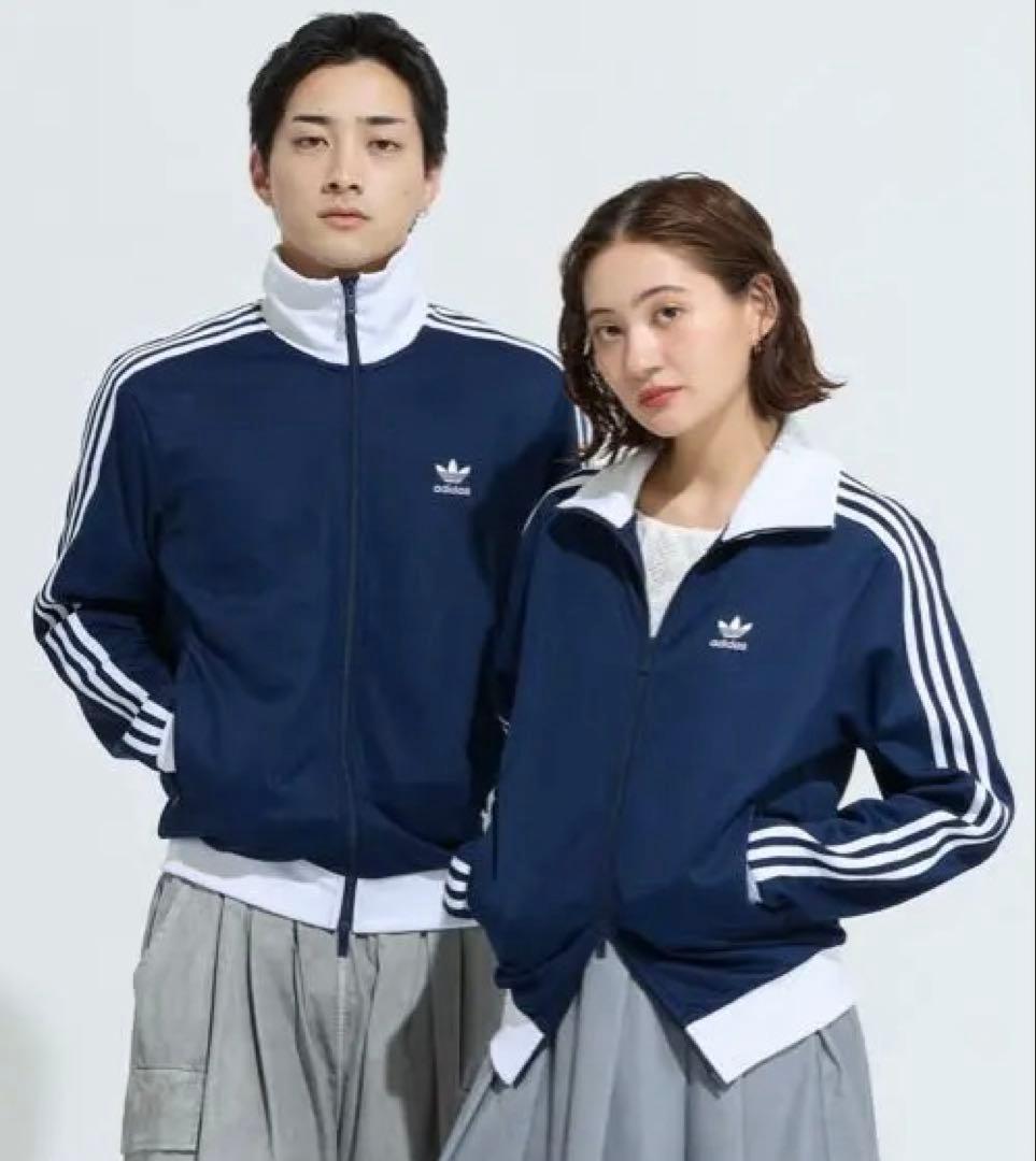 アディカラー クラシック トラックトップ ブルーLトラックジャケットadidas