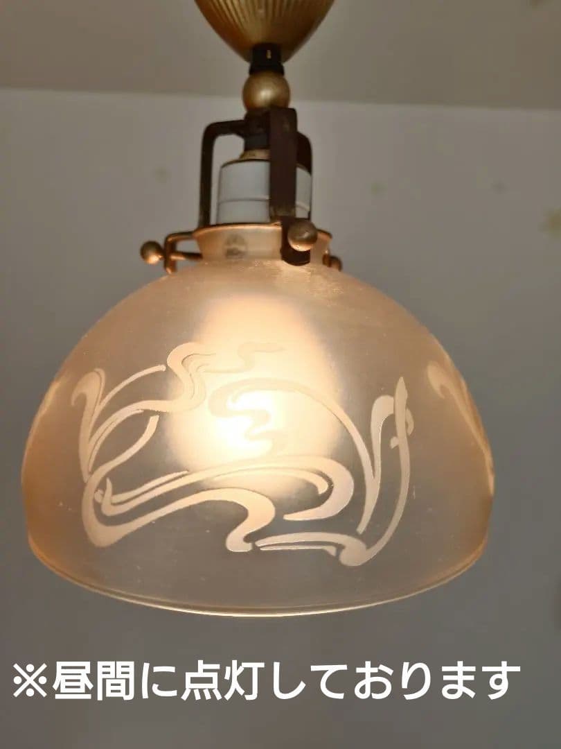 大塚家具　イタリアVianne製 ガラスシェード シャンデリア　2005年製