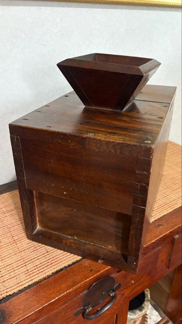 古民具　古道具　銭箱　金庫　帳場箪笥　 江戸時代後期　骨董品　錠前付ジャンク品