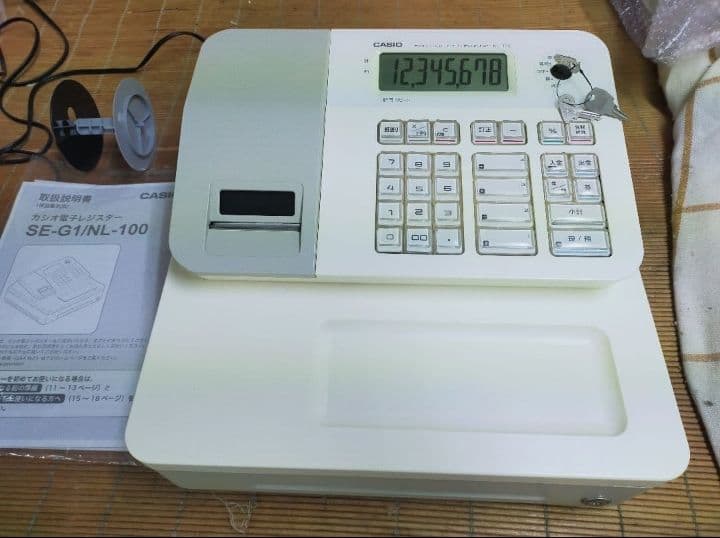 カシオレジスター　SE-G1/NL100　人気機種　送料無料　190899