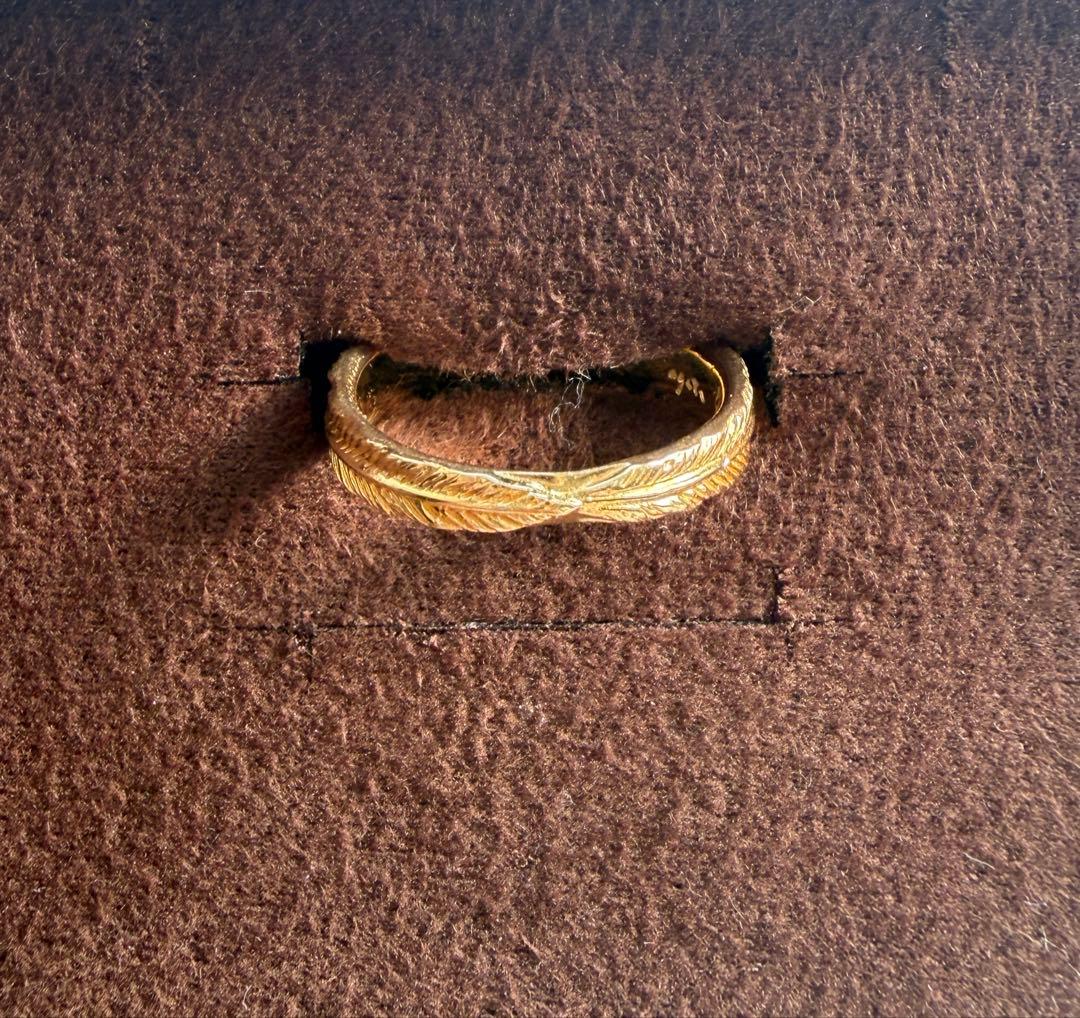 アガット agete K18 ゴールド リング　10号