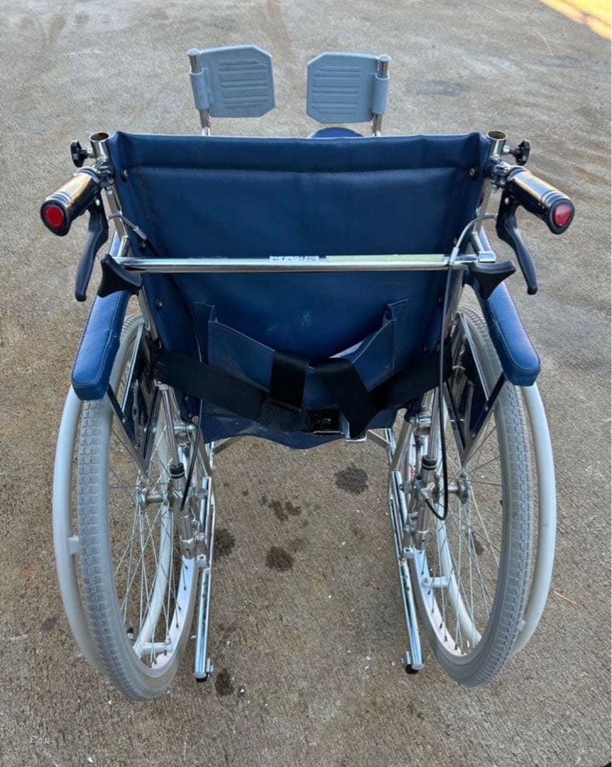 カワムラ KAWMURA リクライニング 介助用 車椅子 折りたたみ車いす