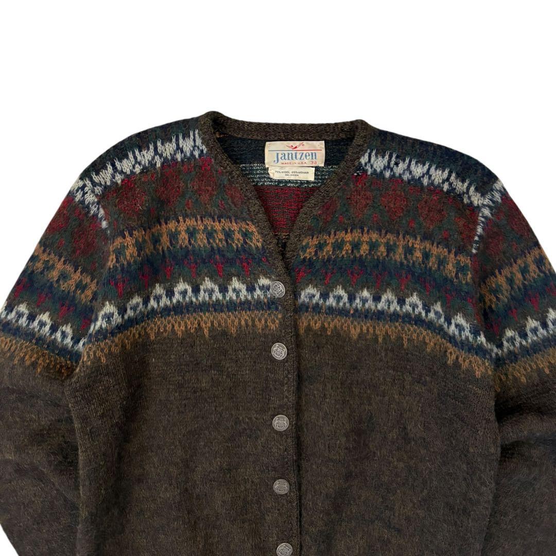 60’s USA製 JANTZEN モヘアカーディガン