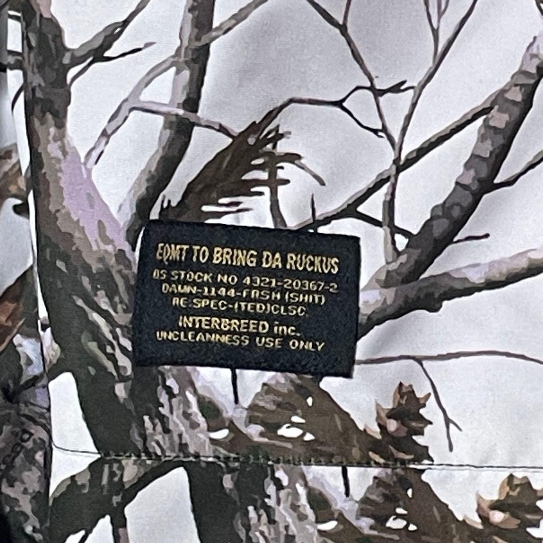 美品 INTERBREED CAMO リアルツリーカモ ジャケット 迷彩 XL