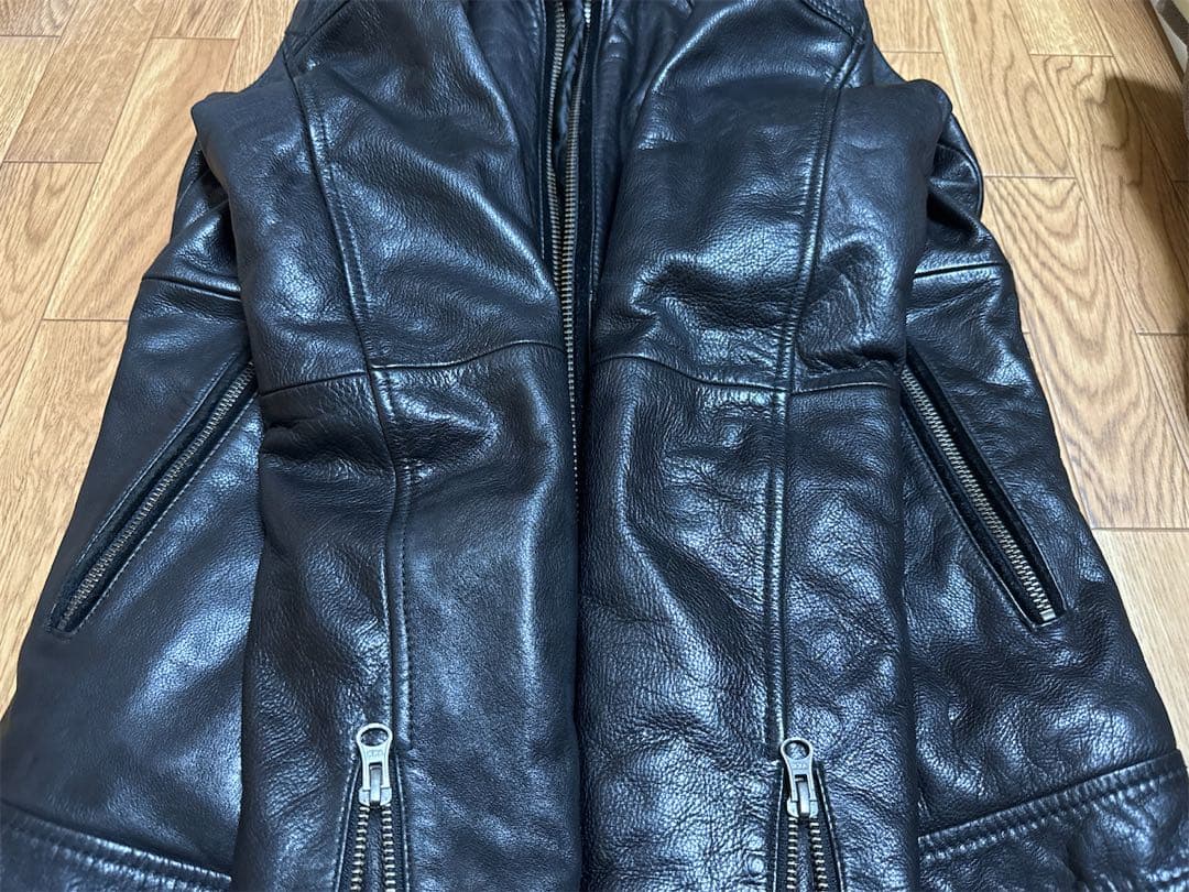 ヌーディージーンズ nudie jeans シングルライダースレザージャケット