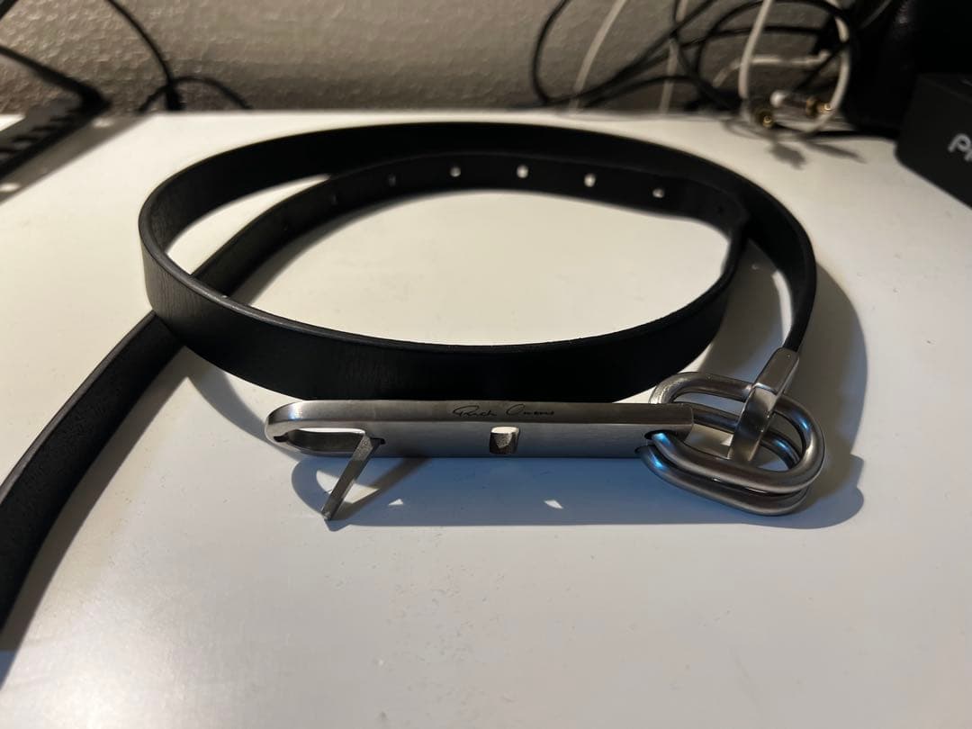 小物 rick owens tonge belt