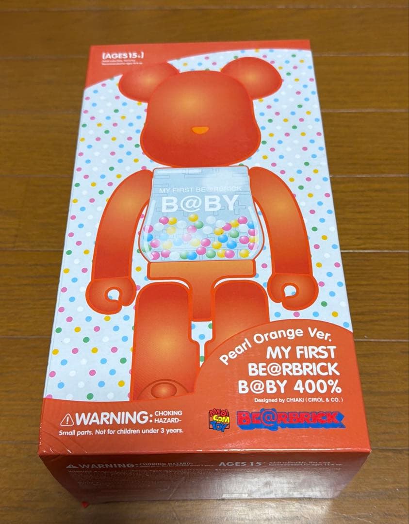 MY FIRST BE@RBRICK 400% オレンジ　ベアブリック