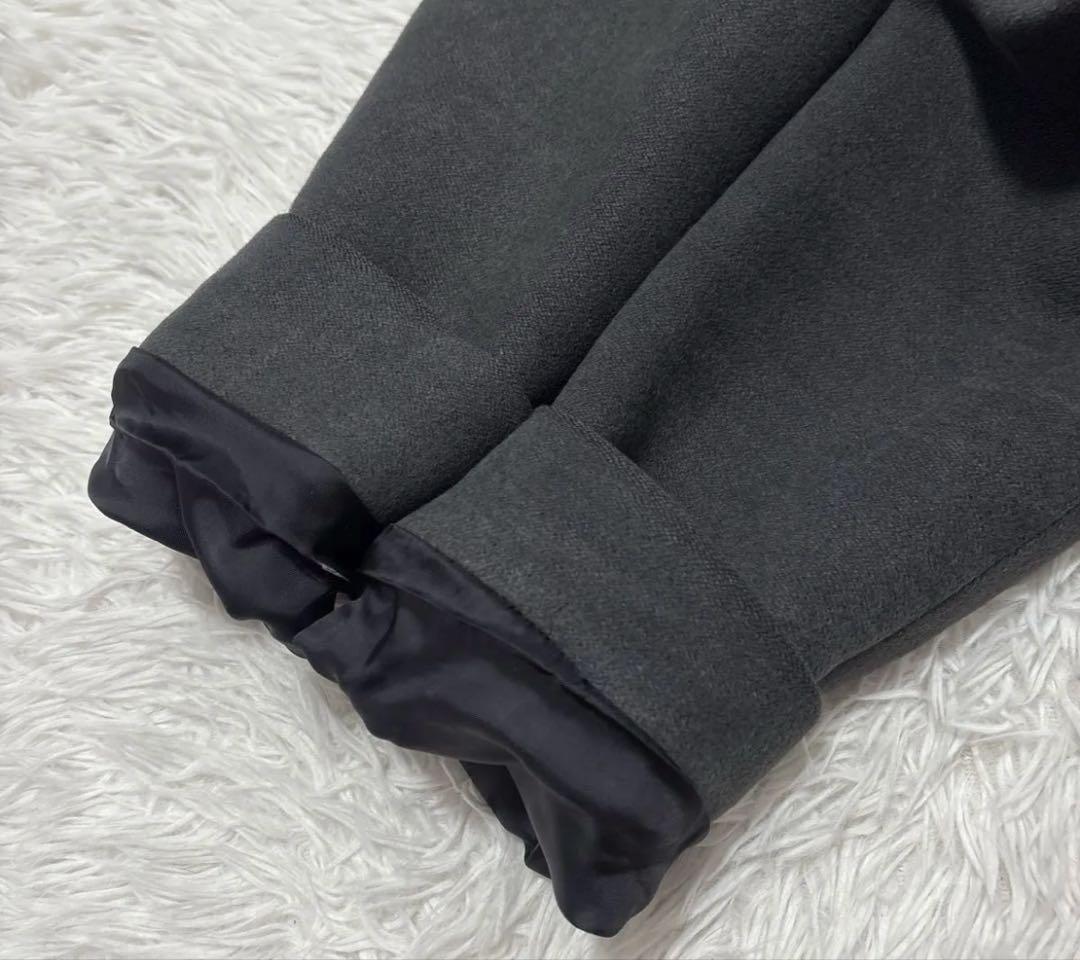 ジルサンダー ダブルブレスト ロングコート グレー　イタリヤ製 レディース 36