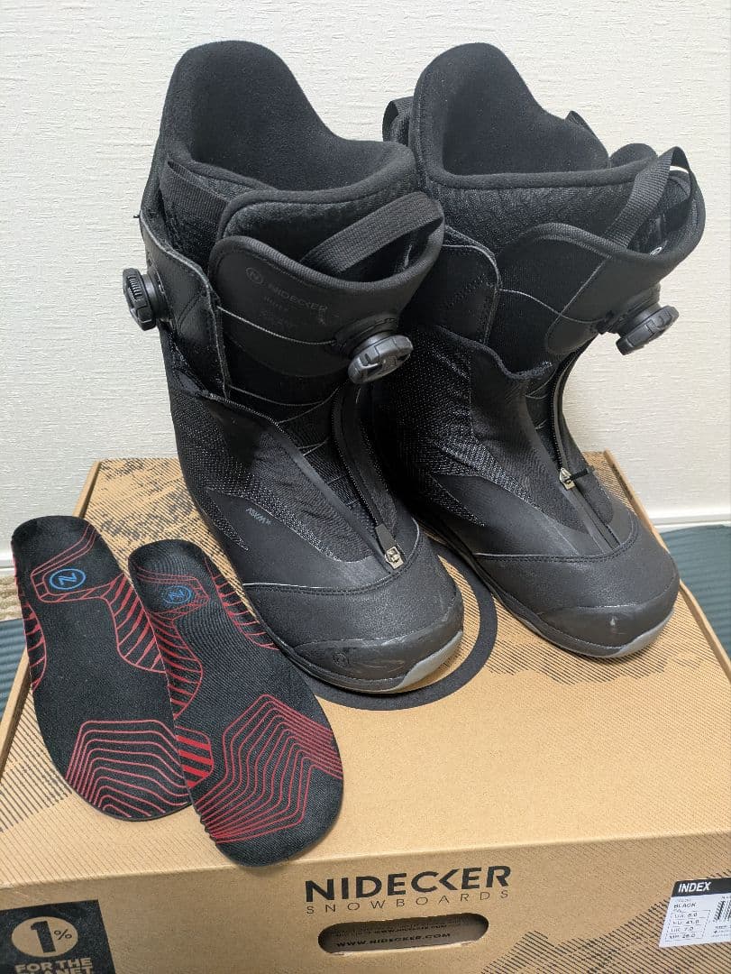 NIDECKER INDEX スノーボードブーツ US 8.0 JP26.0
