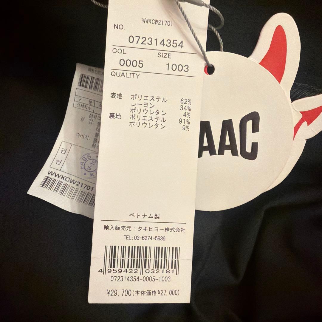 WAAC ワック プリーツ スカート パンツ Lサイズ ブラック ゴルフ 新品