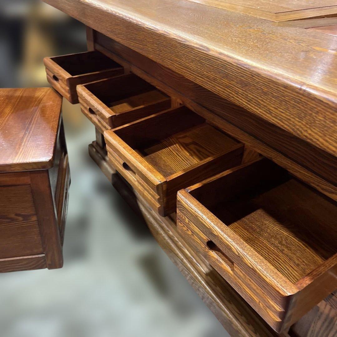 程度良好【引出し付】囲炉裏ダイニングセット