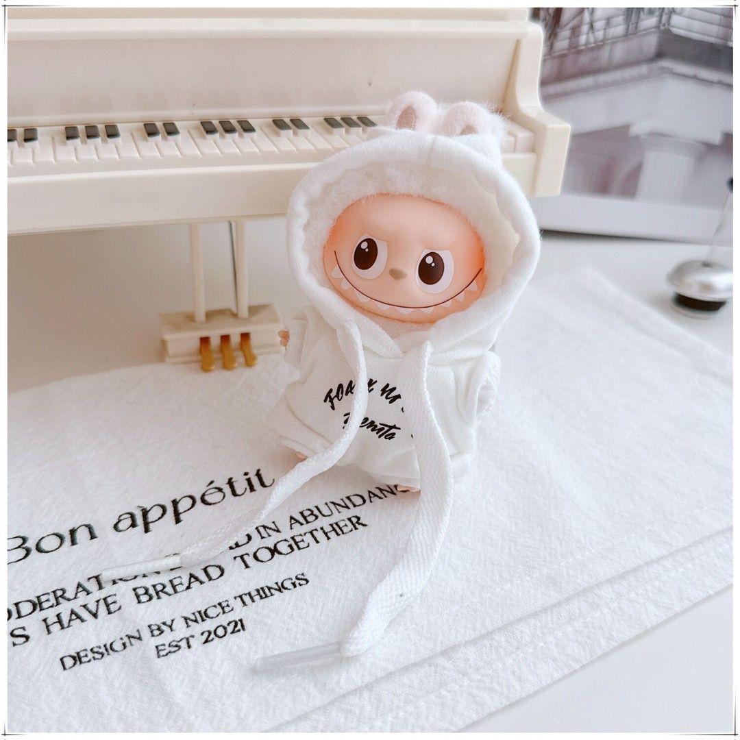 わかばあば様 LABUBU イニシャルラブブ 10cm 着せかえ つなぎ 10点