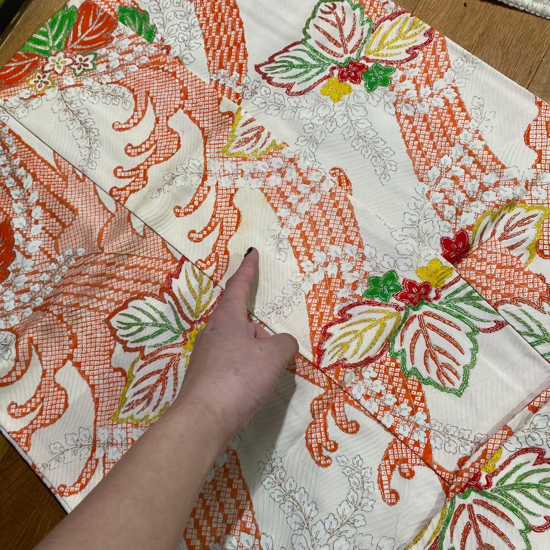 七歳　七五三　着物　正絹　アンティーク