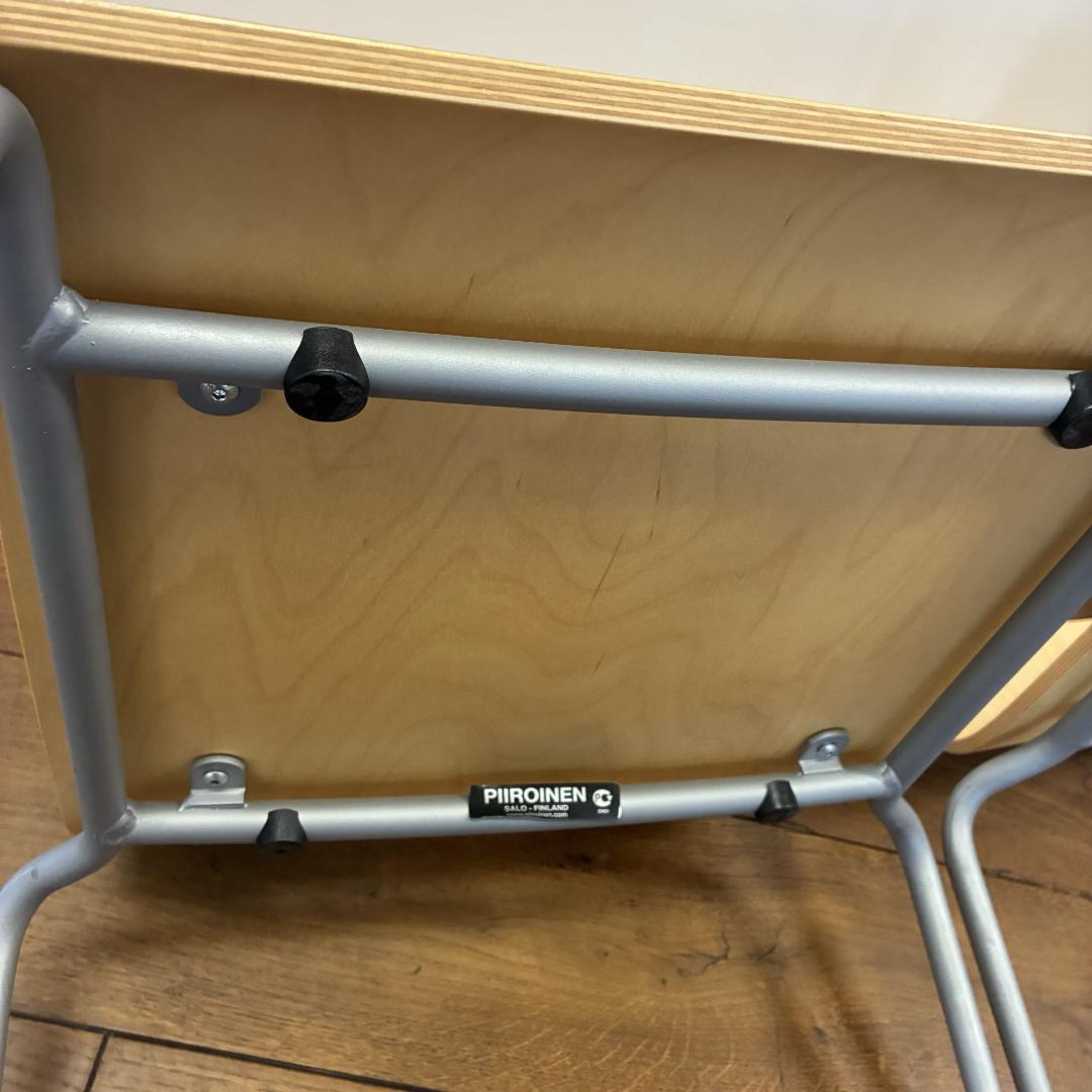 PIIROINEN 木製スタッキングチェア ナチュラル 2脚セット