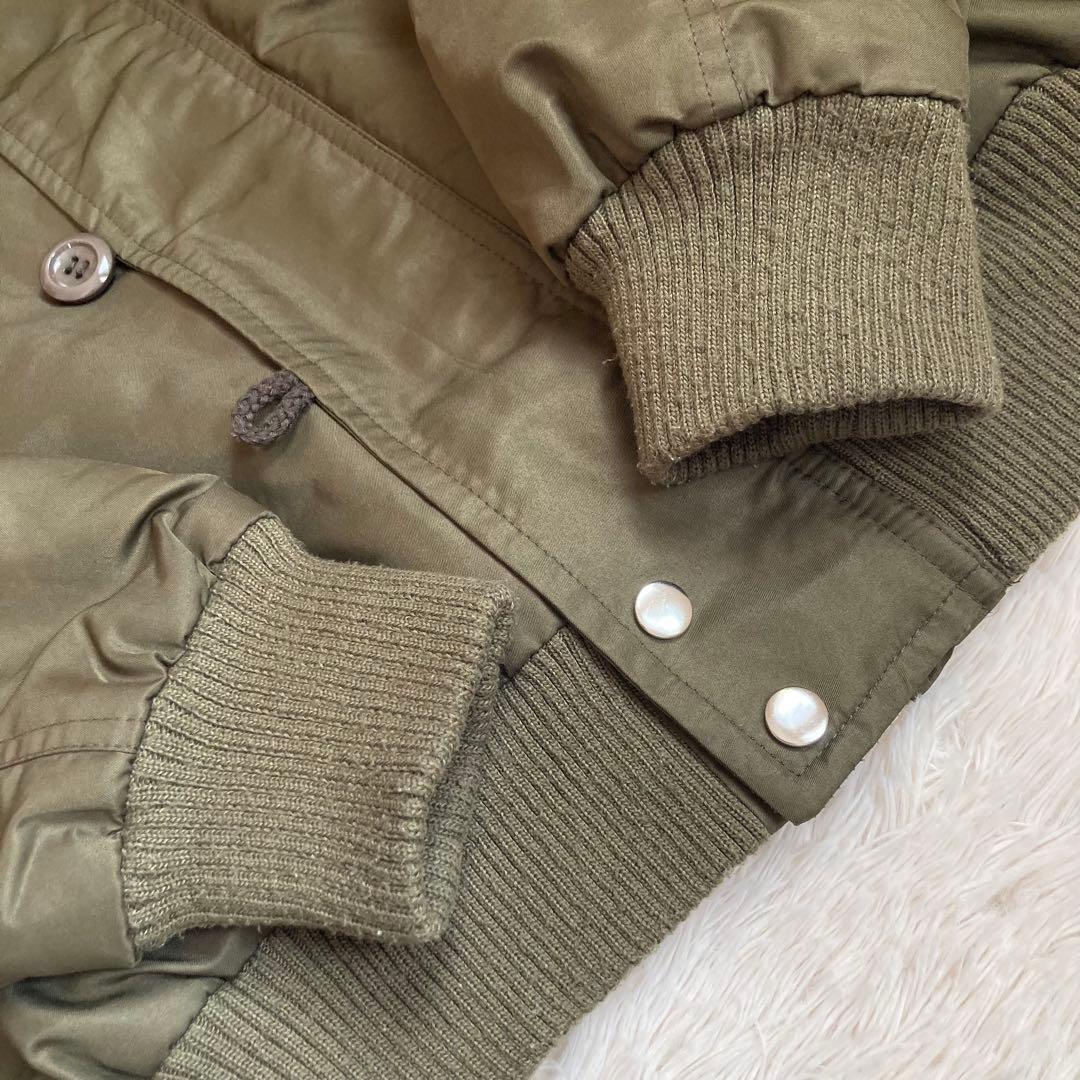 ✨00s✨N-2B flight jacket Archive y2k 短丈 緑