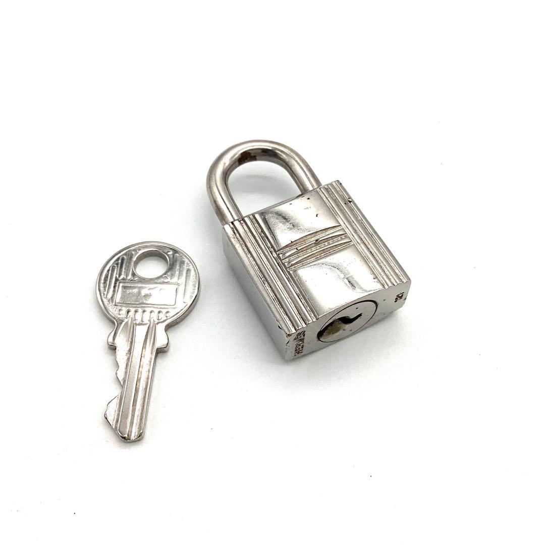 ⭐️極美品⭐️エルメス　カデナ　パドロック　鍵　no.121 シルバー　男女共用