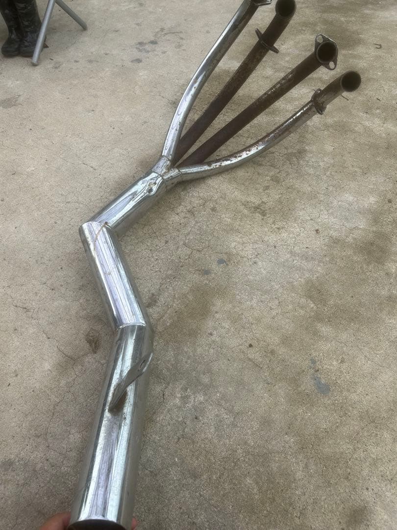 XJR400手曲げショート管