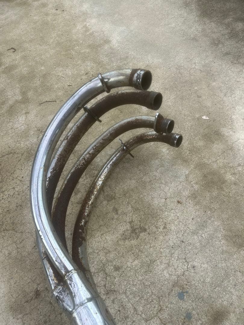 XJR400手曲げショート管