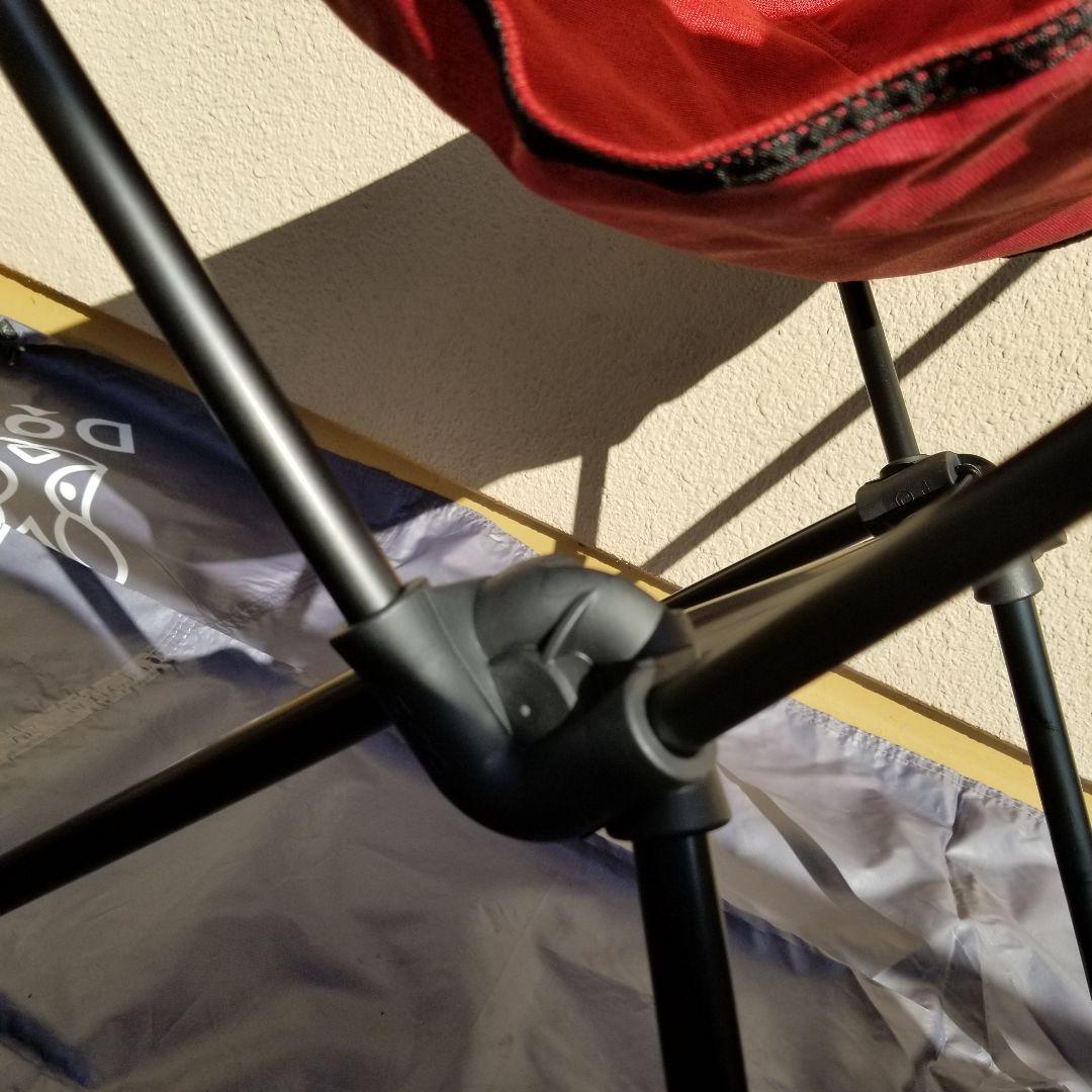 ヘリノックス　アウトドアチェア　レッド