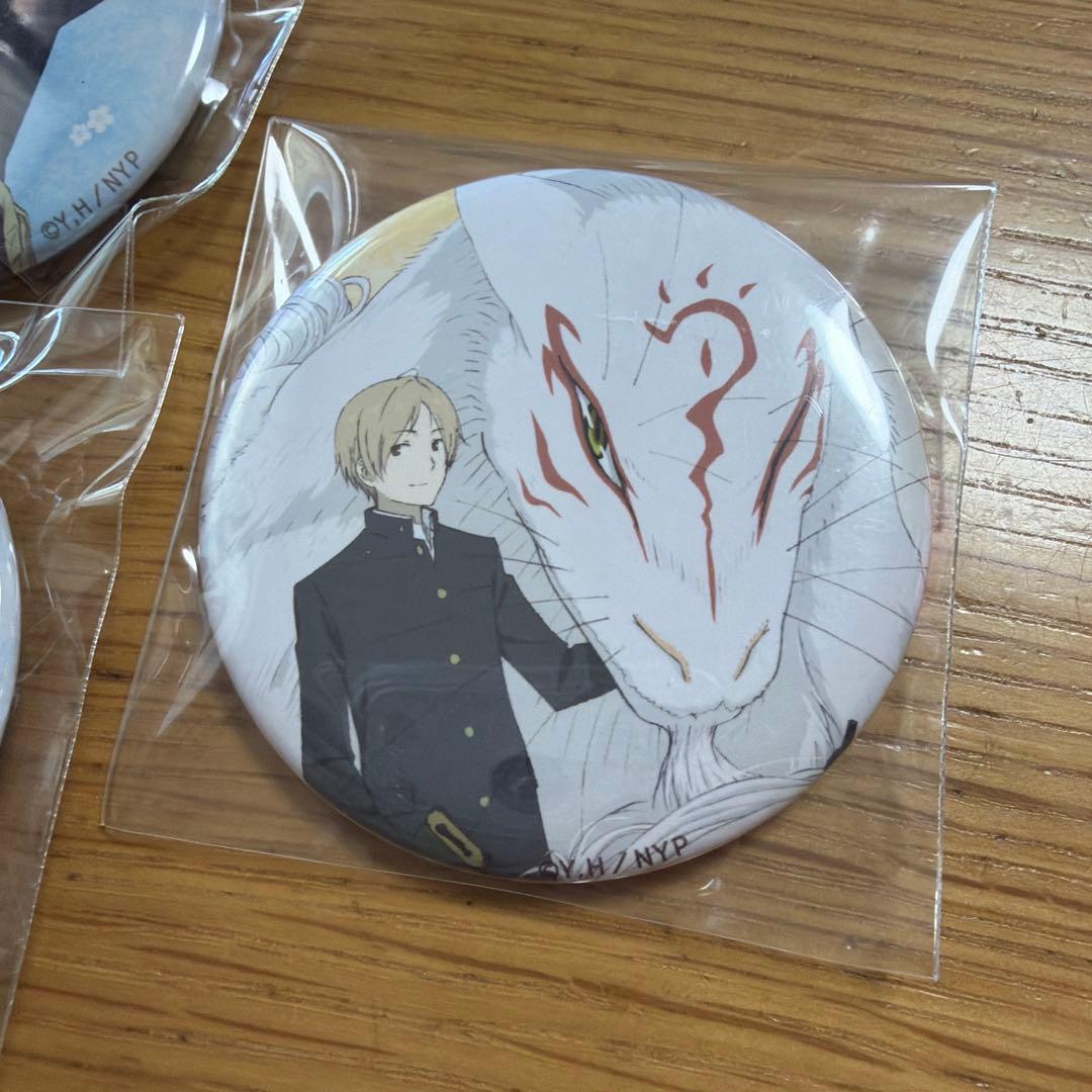 劇場版 夏目友人帳 風薫　缶バッジ 夏目貴志　斑　セット　まとめ売り