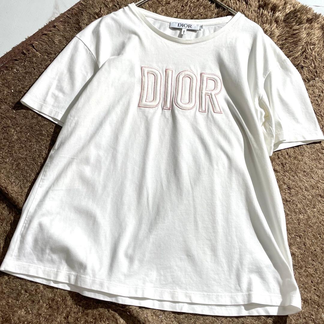 入手困難✨ ディオール Dior 半袖シャツ エンボスロゴ レディース S相当