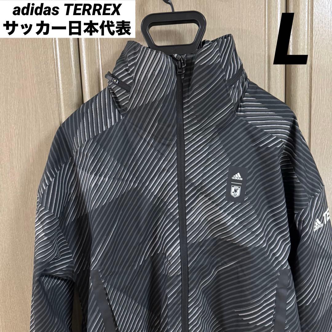 adidas TERREX製 日本代表ジャケット Lサイズ/ブラック