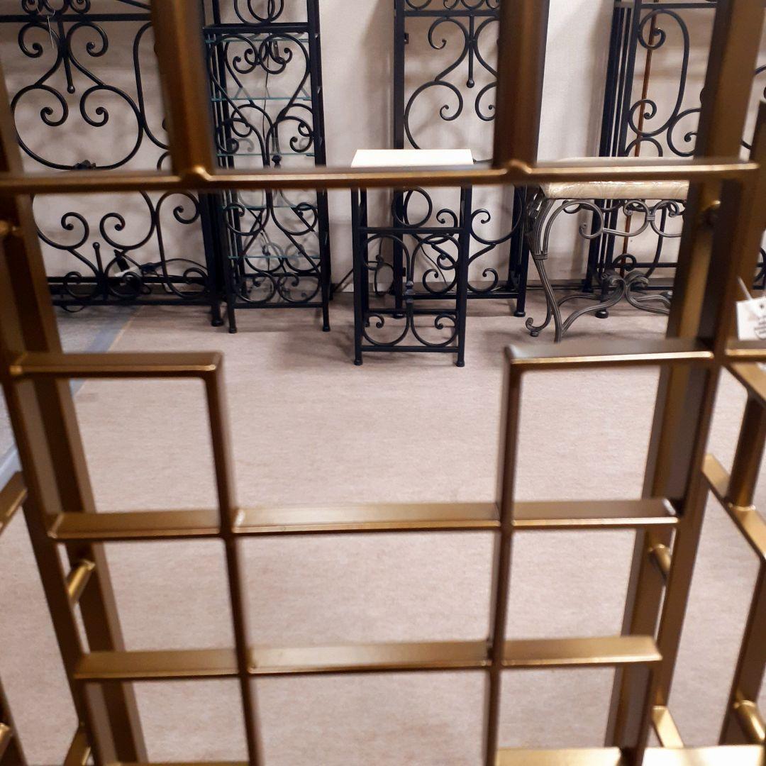 輸入家具　天然大理石使用　『アイアン・コンソールテーブル』　モダンスタイル