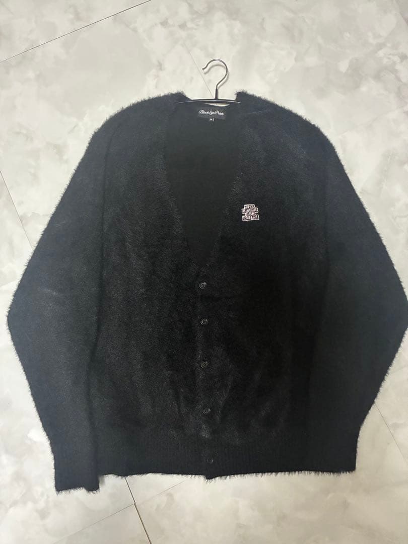 black eye patch モヘアガーディガン M