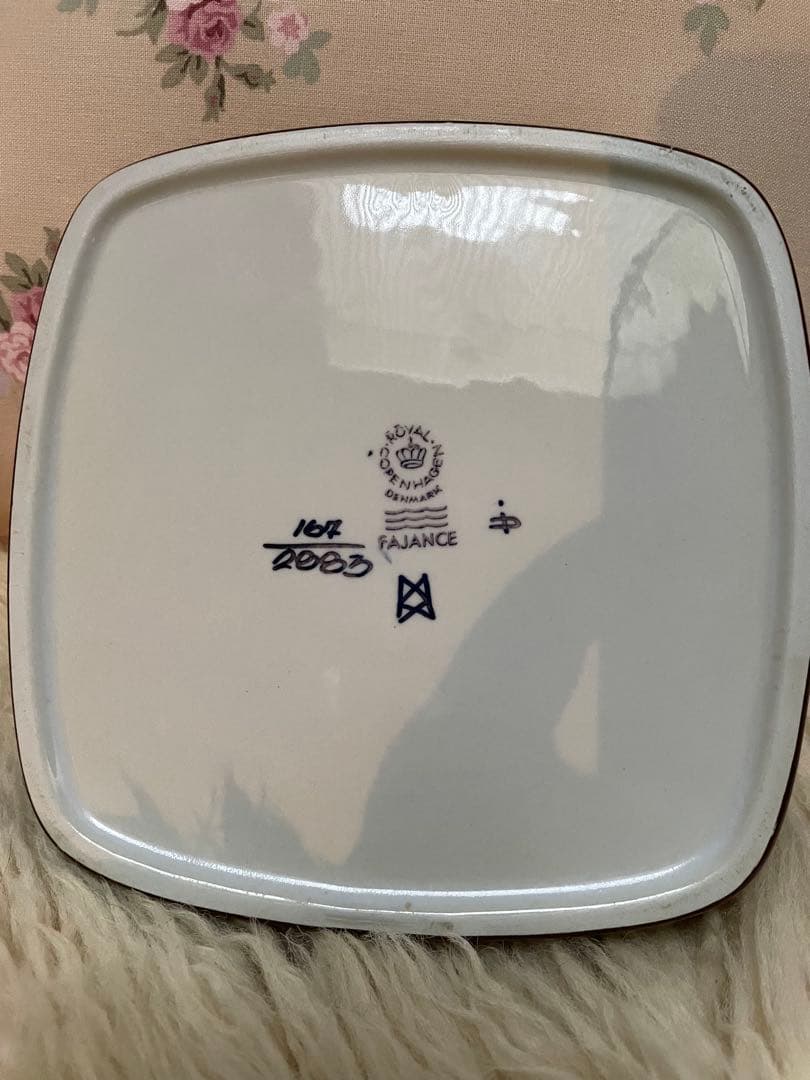 ロイヤルコペンハーゲン　スクエアプレート
