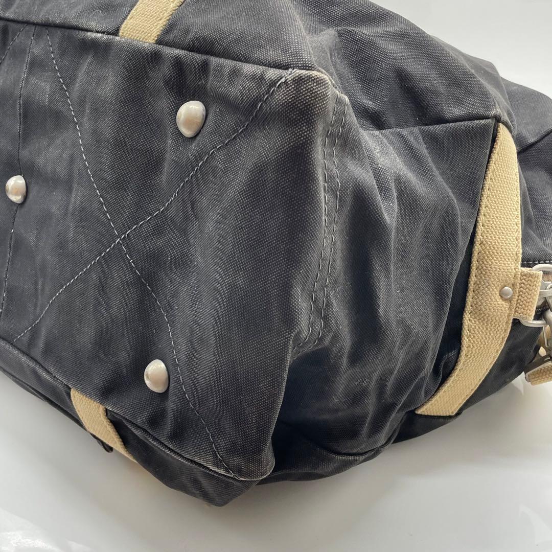 BN5622●一澤帆布製 ボストンバッグ ショルダーバッグ ショルダー紐付