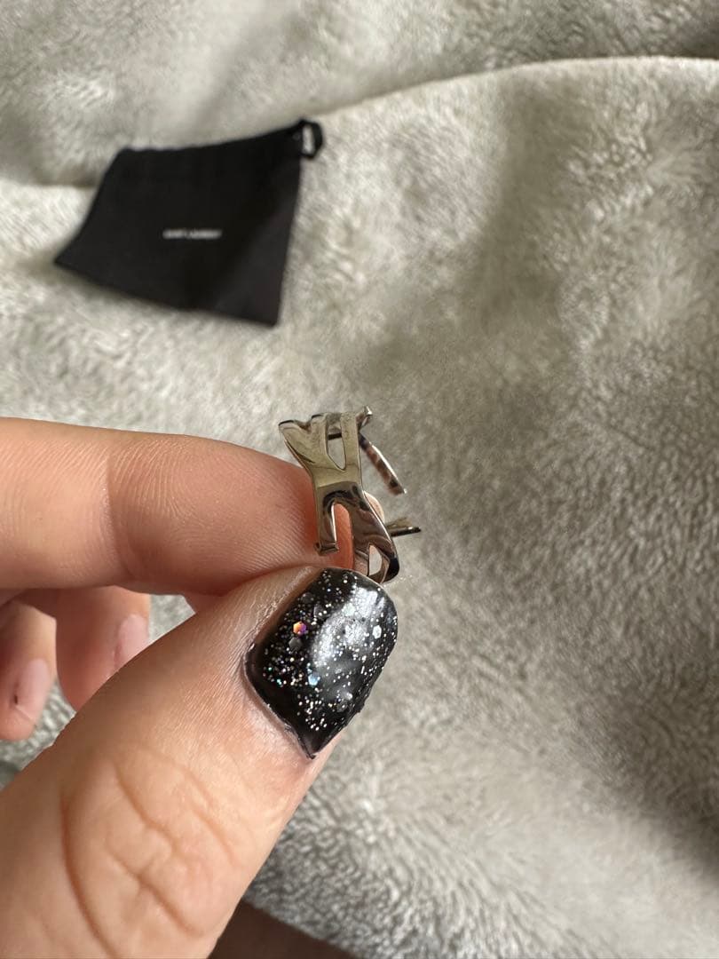 SAINT LAURENT ロゴリング ポーチ付き