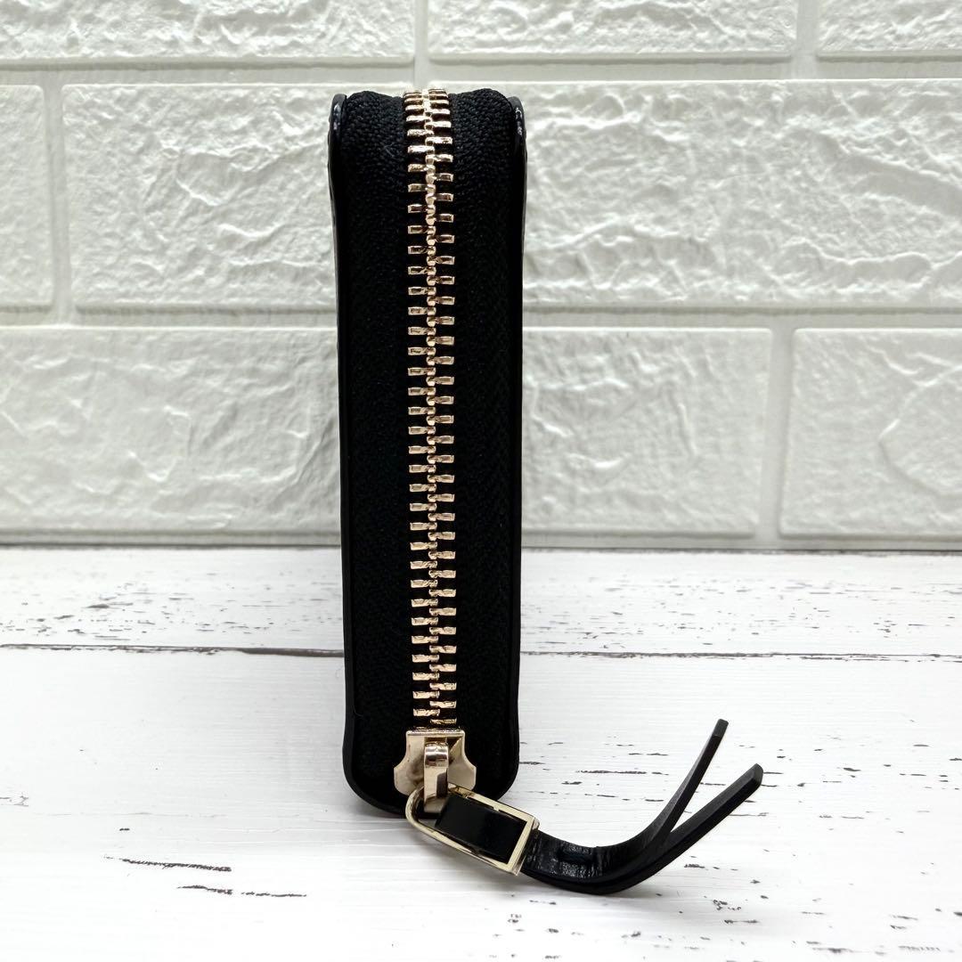 【未使級】ポールスミス　長財布　レザー　マルチストライプ　ラウンドジップ