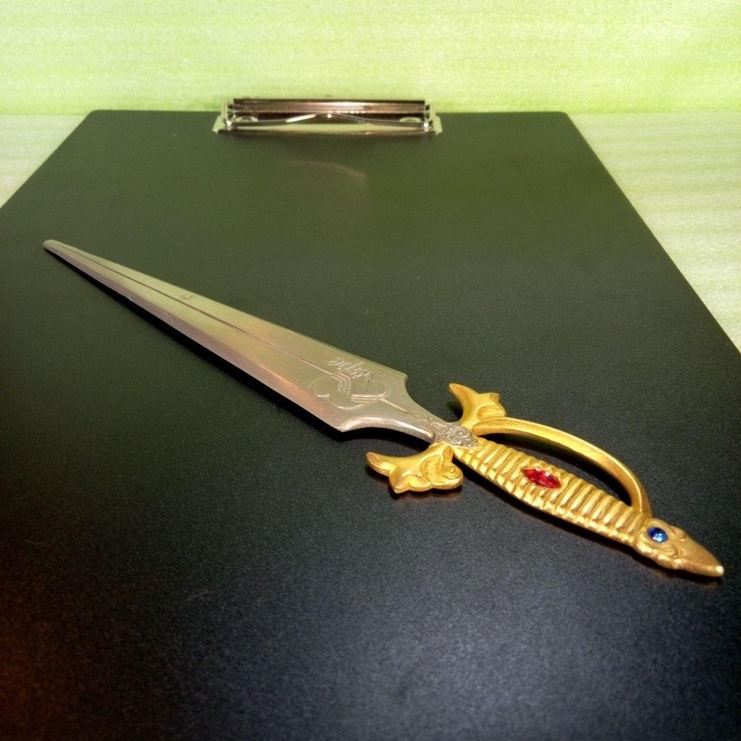 剣デザイン　ペーパーナイフ　paper knife　tape　インテリア　レア