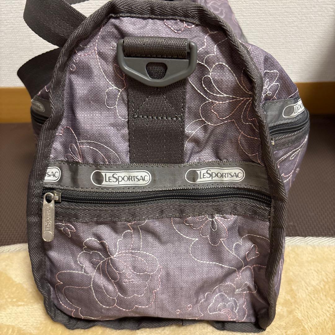 LeSportsac 花柄 ボストンバッグ 中型　1泊旅行　ポーチ付