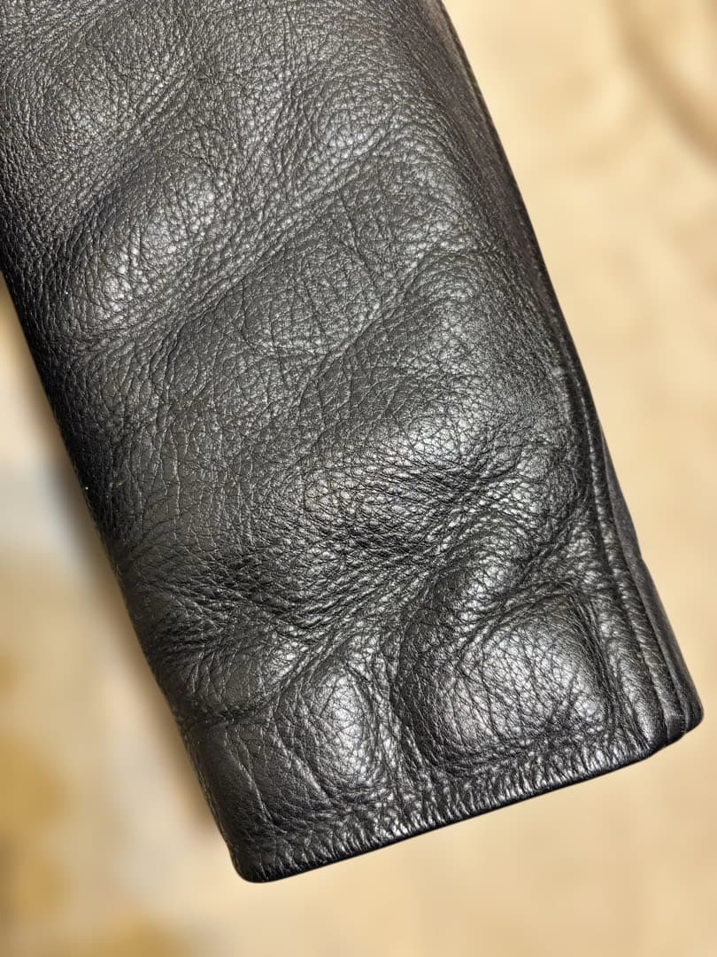 厚手レザー MA-1 フライトジャケット