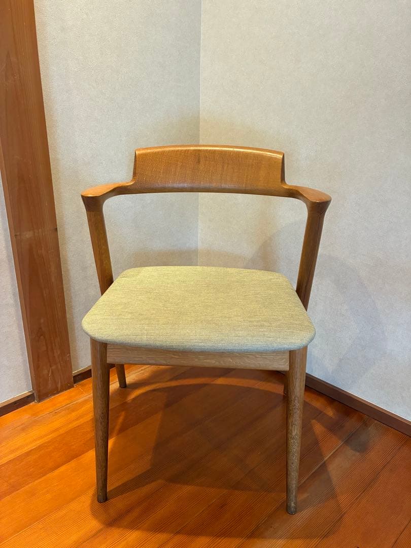 飛騨産業　セミアームチェア　seoto