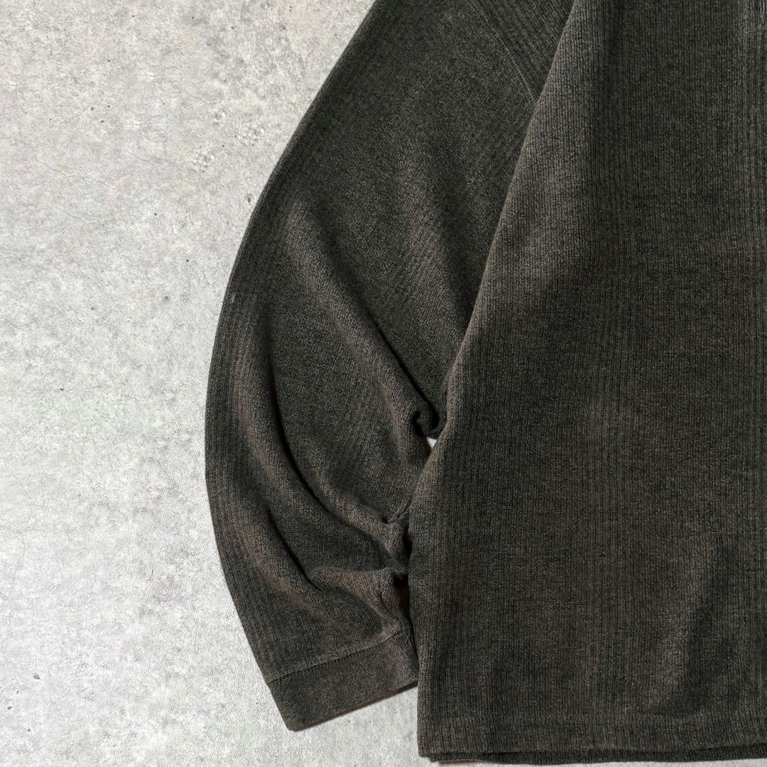 90s USA製 フィールドマスター ヘンリーネックロンT カーキ XLサイズ