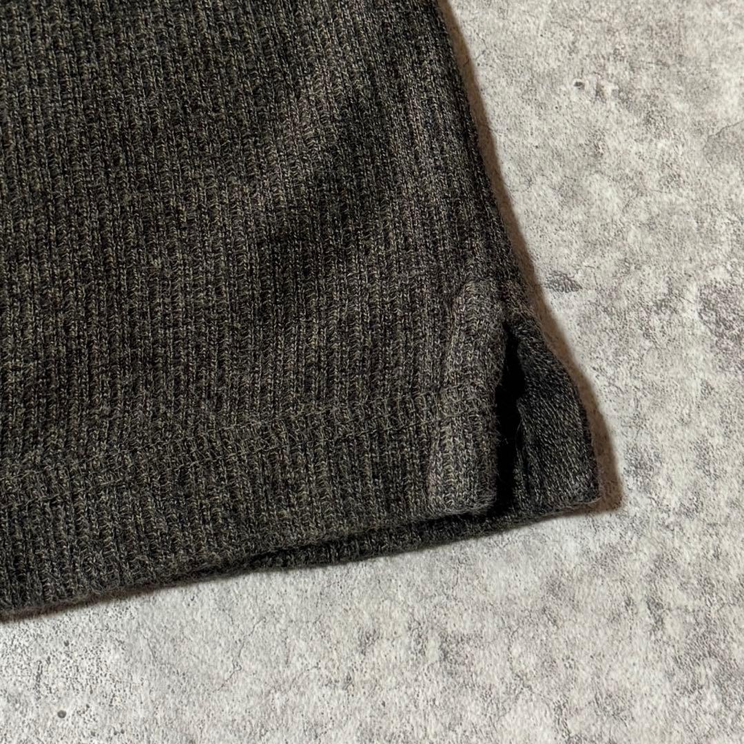 90s USA製 フィールドマスター ヘンリーネックロンT カーキ XLサイズ