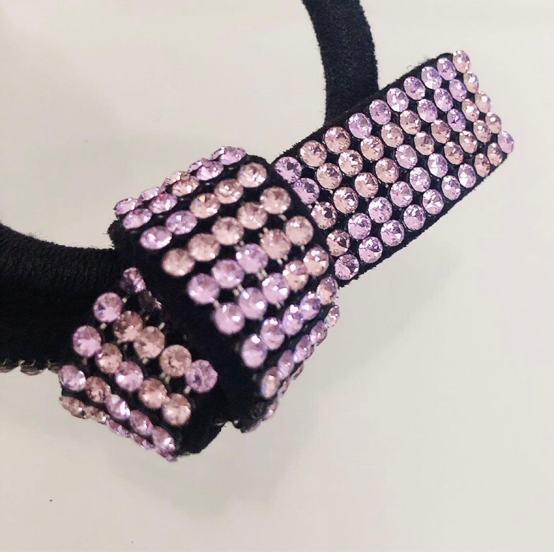 acca リボンゴム　ピンク　美品