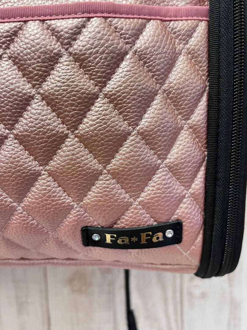 【傷あり】LuxeBirdie × Fa＊Faコラボキャリー メタリックピンク