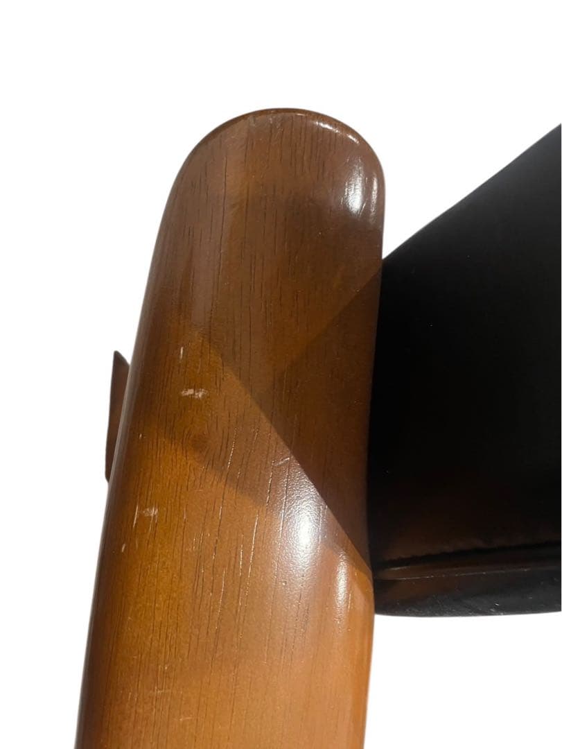 ◯karimoku カリモク60 Kチェア 1人掛け 1シーター 黒 レザー