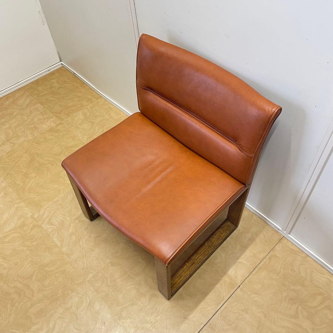 カンディハウス ボルス② 本革チェア レザー椅子 ソファ 旭川家具 北欧スタイル