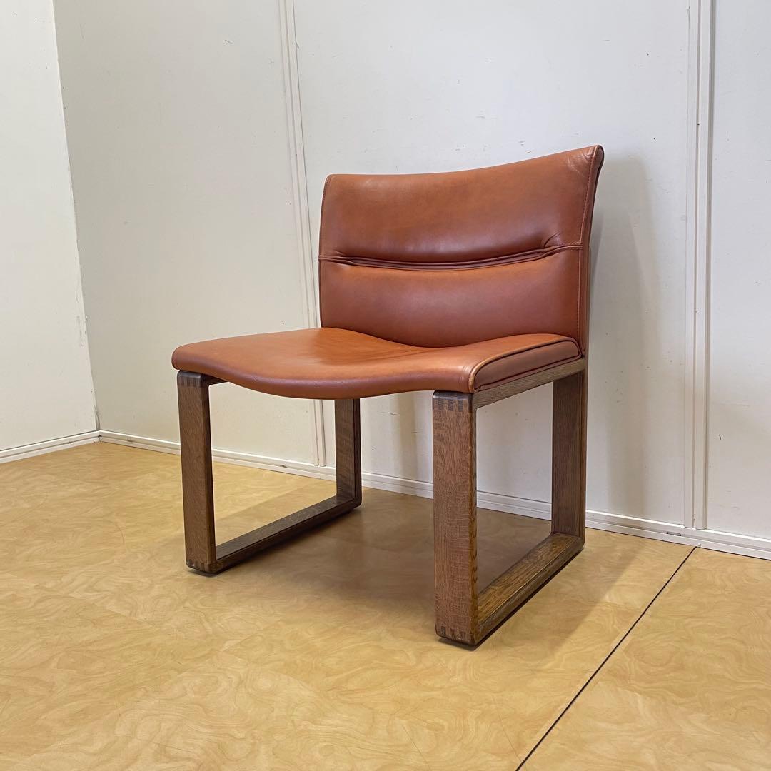 カンディハウス ボルス② 本革チェア レザー椅子 ソファ 旭川家具 北欧スタイル