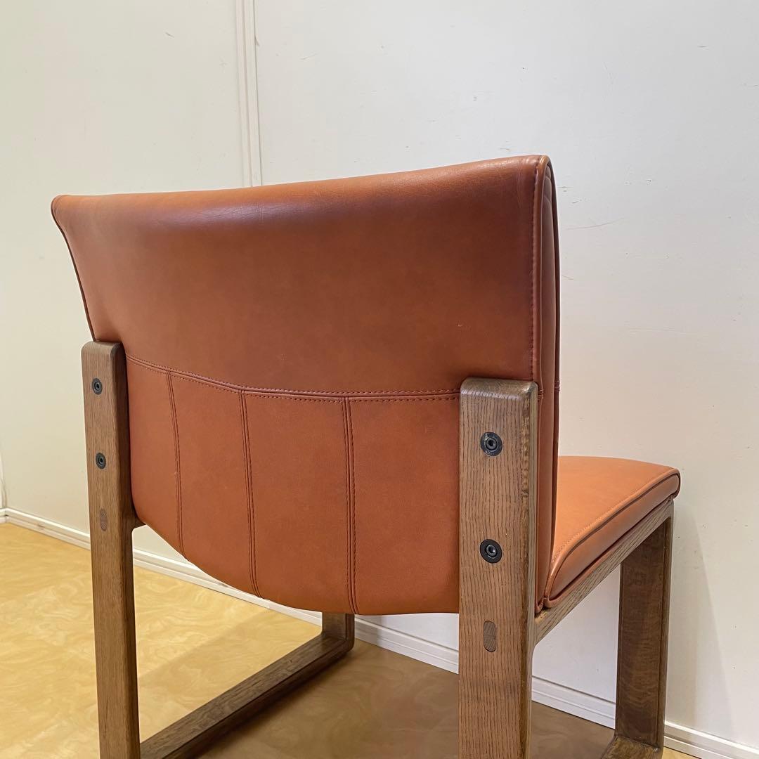 カンディハウス ボルス② 本革チェア レザー椅子 ソファ 旭川家具 北欧スタイル