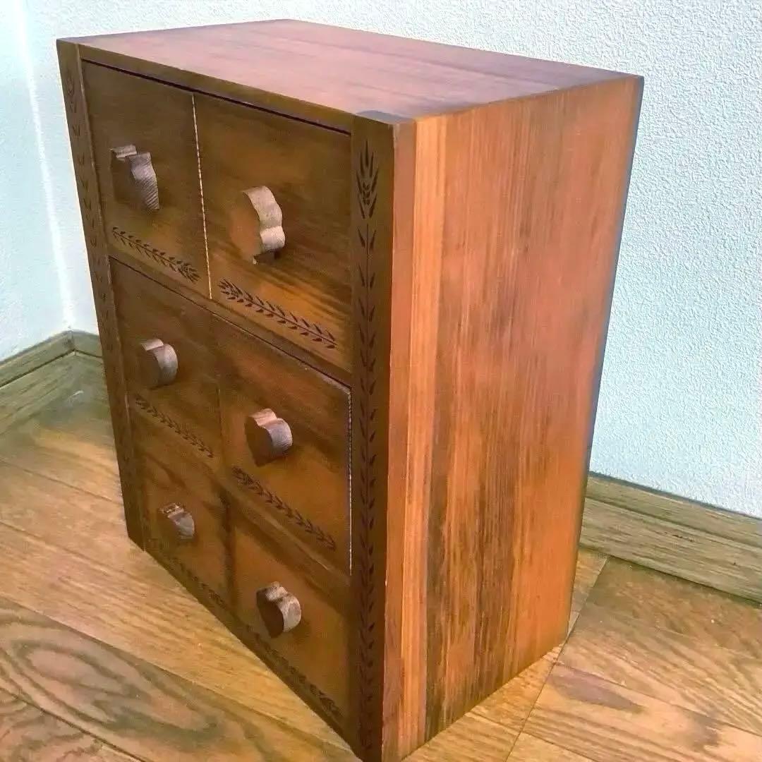 カントリー雑貨　木製　小物入れ